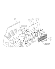 Rear Bumper Diagram and Parts List for S7237-KW 53AI8DU8050-37HP Cub Cadet Lawn Tractor